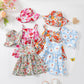 Newborn Infant Baby Girl Dress Toddler Girl Clothes Halter Backless Sleeveless Flower Sundress Summer Dresses For Girl 0-3M