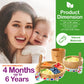 Nutrichef Round Bamboo Baby Plate, Star Set With Cup