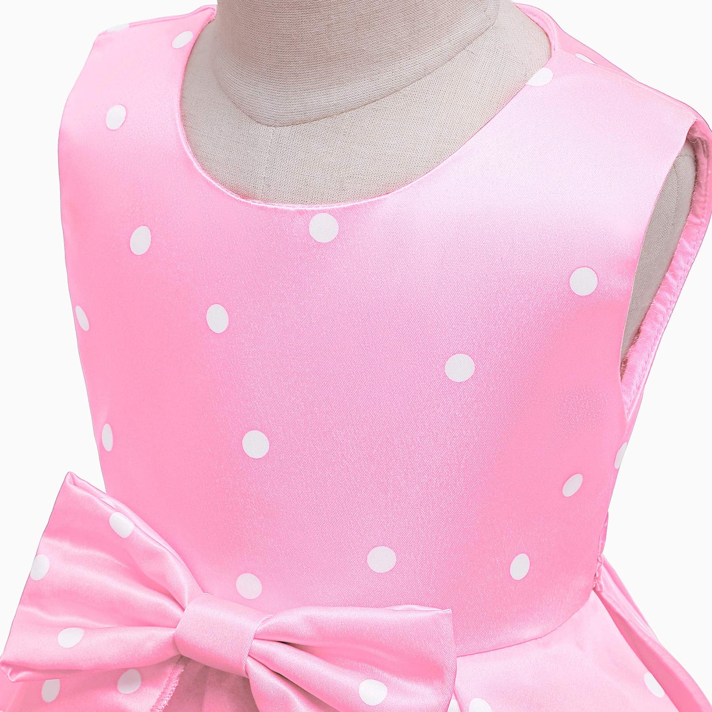 Nssmwttc Girl Party Dress Princess Teenages 7T Kids Christmas Sunday Halloween Baptism Christening Tea Dresses (Pink,140)