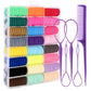 360 Pcs Baby Hair Ties, 24 Colors Cotton Toddler Hair Ties With Organizer Box, 1 Inch Seamless Baby Hair Bands For Toddler Girls