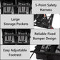 Dream On Me Volgo Twin Umbrella Stroller in Black, Lightweight Double Stroller for Infant & Toddler, Compact Easy Fold, Large St