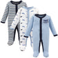 Luvable Friends Unisex Baby Cotton Preemie Sleep And Play, Airplane, Preemie