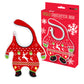 Gamago Ugly Christmas Sweater Baby Bib 12' X 10' X 0.1', Red, One Size, (Sf1862)