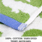 Original Kids Wash Cloth - Bath Time In A While Crocodile Set Of 12 Washcloths - 100% Cotton Jacquard Super Soft Colorful Absorb