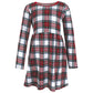 Hudson Baby Infant And Toddler Girl Cotton Dresses, White Tartan, 2 Toddler