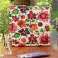 HOME COLORS.IN Cotton Floor Cushion  Soft Cotton Filler Sitting Cushion Chair Pad Seat Cushions  Festival Floral  40X40X10 Cm