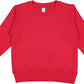 Rabbit Skins Toddler Fleece Long Sleeve Pullover Sweatshirt, Red, 3T