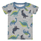 Gerberbaby Boystoddler Snug Fit 4-Piece Pajama Seteverybody Roar Blue12 Months