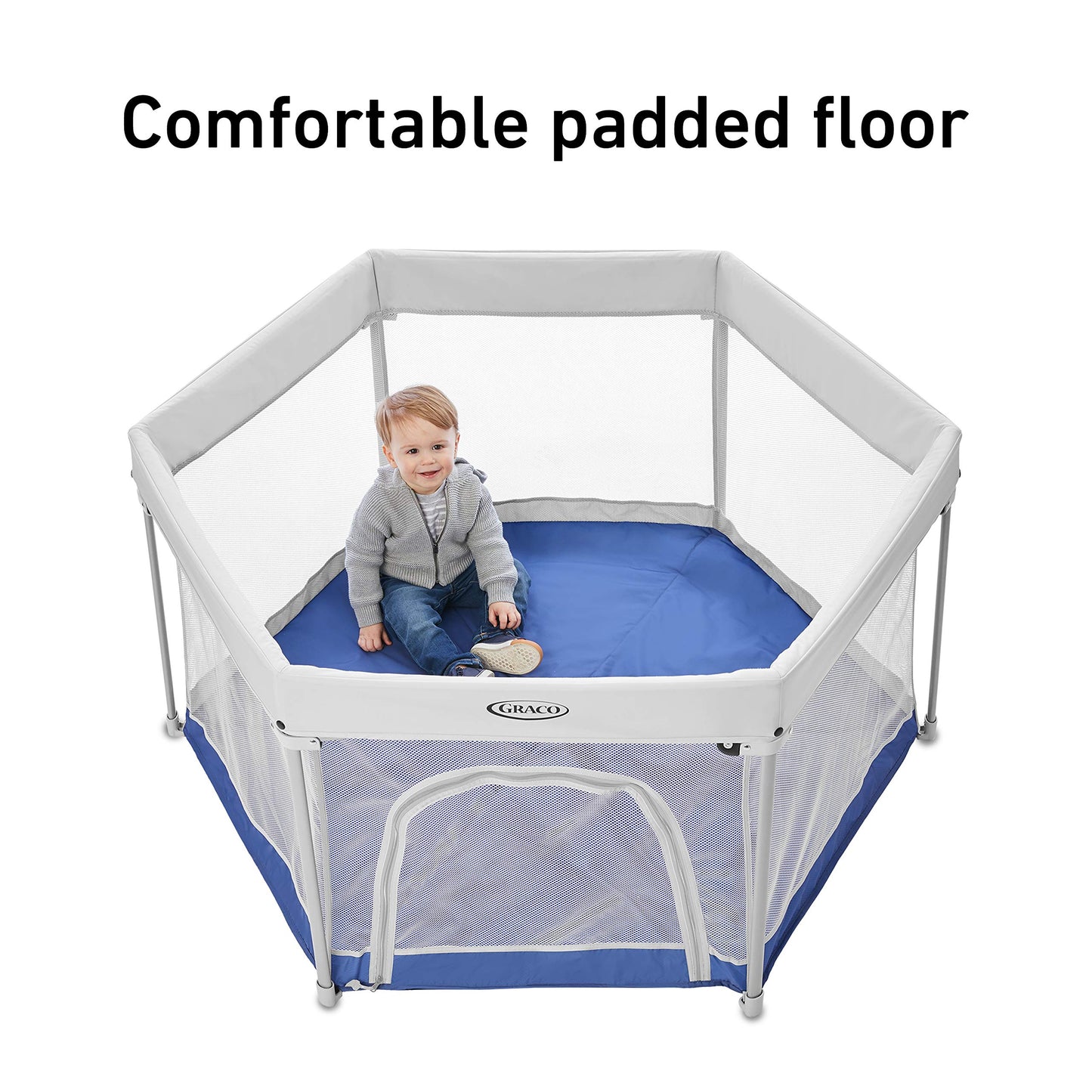 Graco Pack 'N Play Litetraveler Lx Playard Outdoor And Indoor Playspace With Compact Fold Uv Canopy