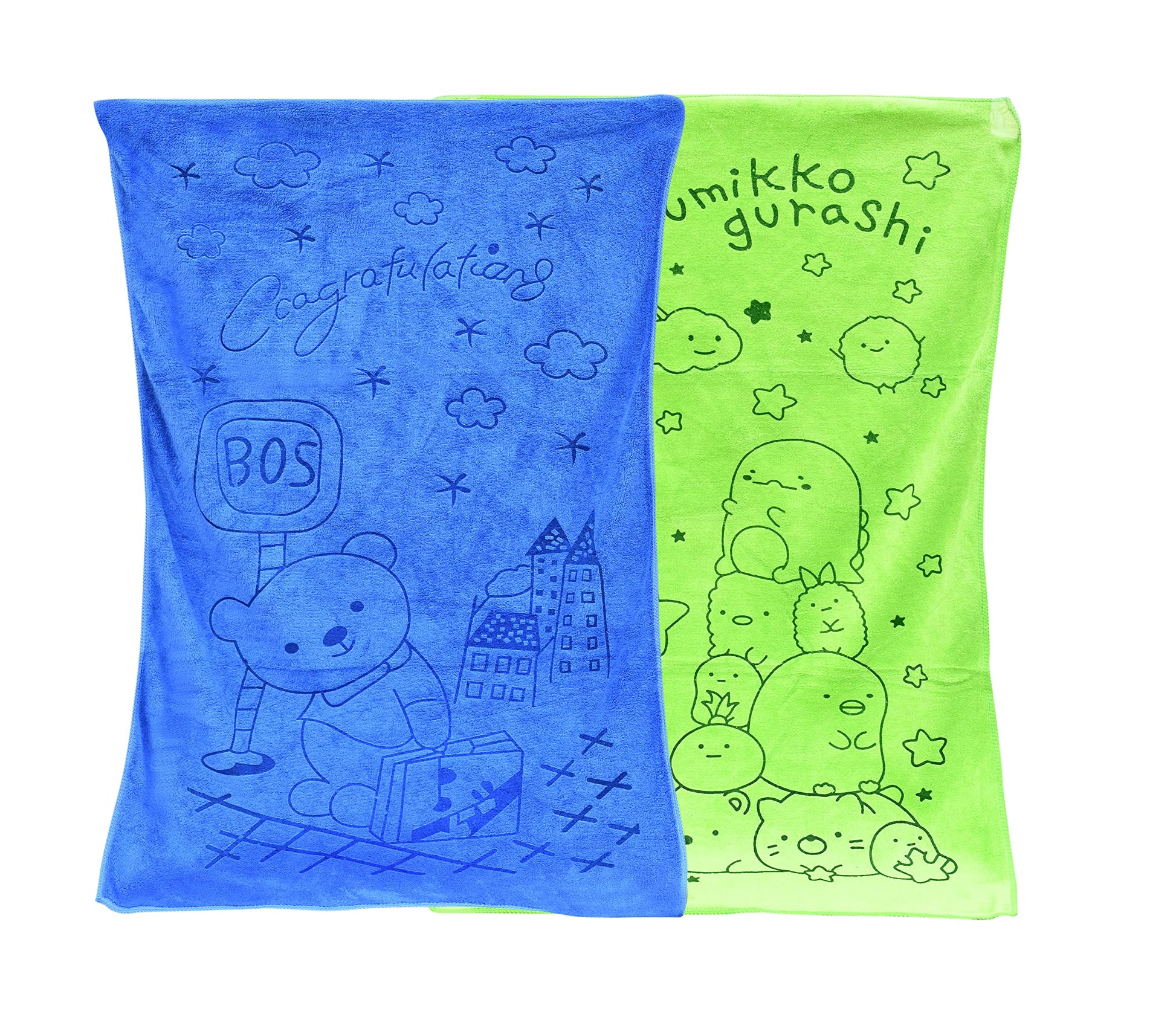 The Little Lookers Bath Towel For Newborn/Baby/Kids| Super Soft Baby Bath Towel Set For Infants/Bathing Accessories| (0-3 Years)