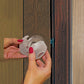 Dreambaby EZY-Fit Door Knob Covers (Translucent Clear, 6 Pack)