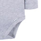 Gerber Unisex Baby Long Sleeve Solid Onesies Multi-Pack Interlock 180 Gsm, Grey Heather