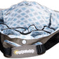 Equiptbaby Soft Base Diaper Bag & Changing Pad, Grey