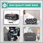 Easy Baby - Diaper, Bottle, And Supplies - Organizer Pouches And Changing Pad - Change, Feed, Dress, And Clean Me (8 Pack Brookl