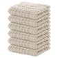 Yoofoss Muslin Baby Washcloths 100% Cotton Face Towels 6 Pack Wash Cloths For Baby 12X12In Soft And Absorbent Baby Wipes (Aprico