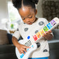 Baby Einstein Strum Along Songs Magic Touch Wooden Musical Light Up Toy Guitar with Whammy Bar, Age 6 Months+