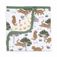 Masilo Organic Cotton Muslin Made with one of the Softest Fabrics Modern Newborn Baby Blanket  Tiger Yellow (Pack of 1)