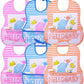 Btfash Babies Soft Button Bib For Feeding | Waterproof Bib For New Born | Washable Feeding Aprons For Infants & Toddlers | Reusa