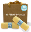 Hiphop Panda Baby Washcloths, Rayon Made From Bamboo - 2 Layer Ultra Soft Absorbent Newborn Bath Face Towel - Reusable Baby Wipe
