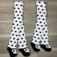 Hip Hop 50 'S Shop Baby Girls Cotton Thick Polka Dot Tights Leggings Seamless Stockings For Infant Newborn (White W/Black Dots,