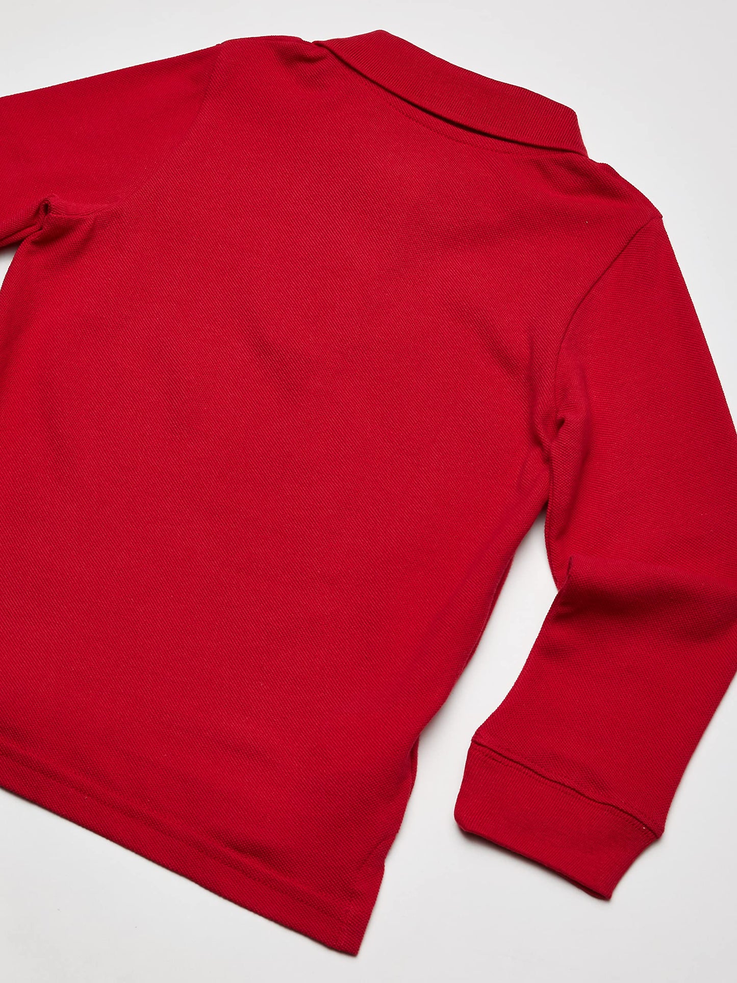 The Children'S Place Boys Baby And Toddler Uniform Long Sleeve Pique Polo Shirt, Classic Red, 2T Us