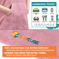 Sun Cube Kids Changing Robe Surf Poncho, Kids Beach Towels, Hooded Towel For Teens Bath Pool, Microfiber Quick Dry Wearable Towe