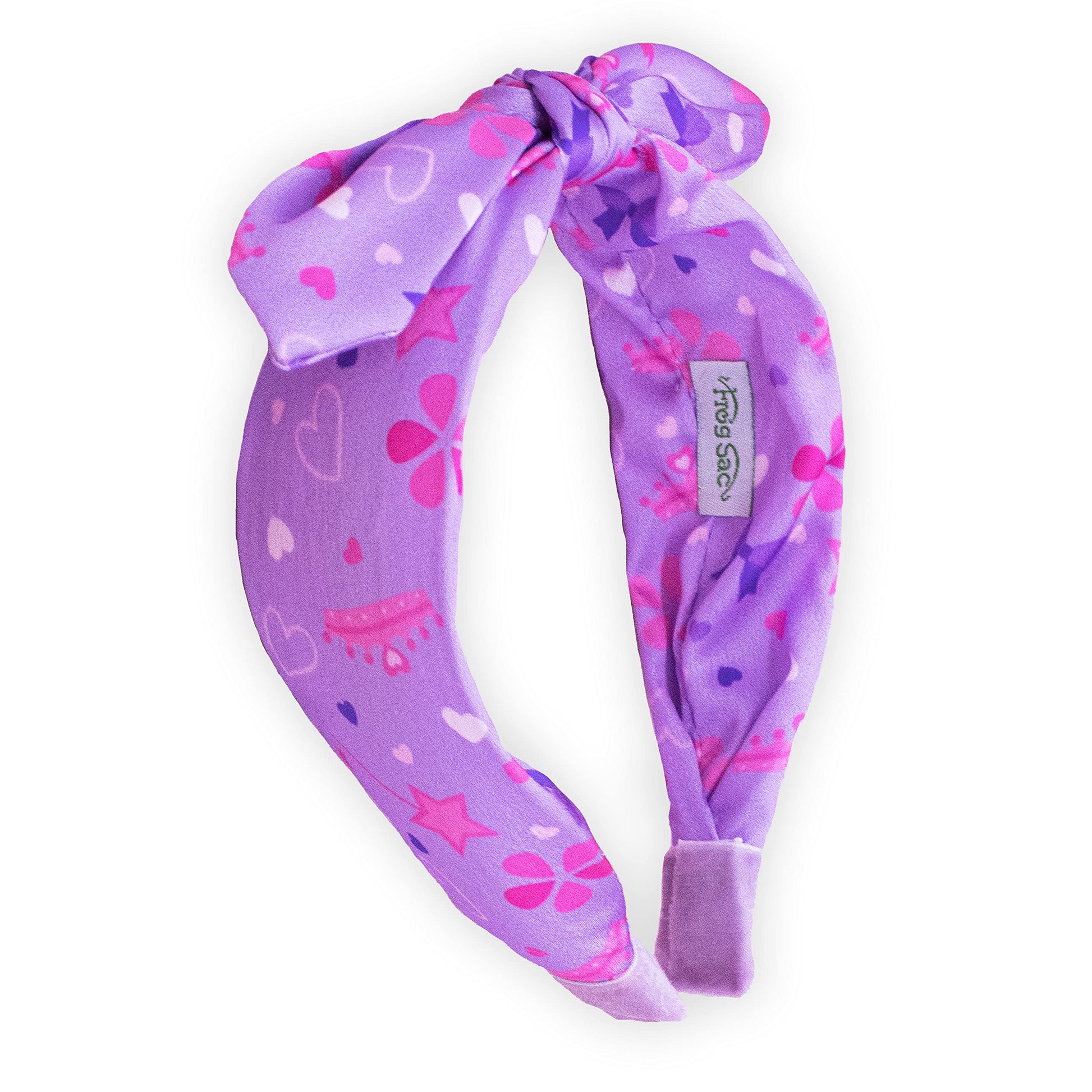 Frog Sac Princess Knot Headband For Girls, Knotted Toddler Bow Headbands For Kids, Cute Child Knot Hair Bands For Toddlers, Hard