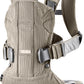 BABYBJRN New Baby Carrier One Air 2019 Edition, Mesh, Greige