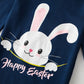 Family Feeling Easter Bunny Baby Girls Pajamas Long Sleeve Cotton Toddler Kid Rabbit Pjs 18-24 Monthes