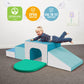 Ecr4Kids Softzone Single Tunnel Maze, Toddler Playset, Contemporary, 6-Piece