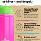 Kids Water Bottle - 12Oz Pink  Leak Proof With Straw & Handle  24 Hours Cold  Insulated, Double Wall Stainless Steel  Easy Sip T