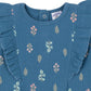 Gerber Baby Girls' Ruffle-Edge Romper, Garden Floral, 3-6 Months