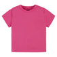 Gerber Baby Toddler 5-Pack Solid Short Sleeve T-Shirts Jersey 160 GSM, Hot Pink, 3T