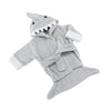 Baby Aspen Gray Baby Shark Hooded Towel Robe,Let The Fin Begin Baby Shower Gifts 0-9 Months, Baby Bath Towel/Spa Robe