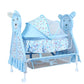 1St Step Cradle With Swing, Mosquito Net And Storage Basket (Blue)