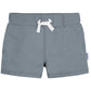 Gerber Baby Boys' Toddler 3-Pack Pull-On Knit Shorts, Blue, 0-3 Months