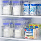 Vtopmart Breastmilk Storage Container 4Pcs Set, Clear Freezer And Fridge Organizer Bins, Plastic Storage Bins For Breast Milk, B