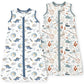 TOTBASIC Toddler Sleep Sack 2t-3t-4t, 0.5 TOG Stretchy Summer Baby Wearable Blanket with 2-Way Safe Zippers, Cozy Soft Sleeveles
