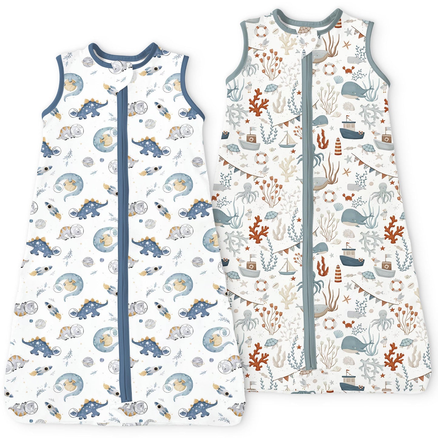 TOTBASIC Toddler Sleep Sack 2t-3t-4t, 0.5 TOG Stretchy Summer Baby Wearable Blanket with 2-Way Safe Zippers, Cozy Soft Sleeveles