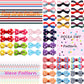 C  LLOT Baby Hair Clips Baby Girls Fully Lined Bows Pins Tiny 1.6 Hair Bows Alligator Clips for Baby Girls Infants Toddlers Hair