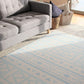 Cushmat Stylish Reversible Foam Play Mat (Large, Crystals - Ivory Light Blue) - Soft, Waterproof, Durable Play Mat For Infants,