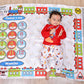 Saugat Traders Baby Monthly Milestone Blanket for Newborn Baby Boy & Baby Girl | Growth Chart Picture Blanket with Month Marker 