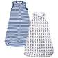 Hudson Baby Unisex Baby Interlock Cotton Sleeveless Sleeping Bag, French Dog, 18-24 Months