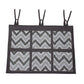 Bacati MixNMatch Zigzag Wall/Crib Storage Organizer, Grey