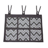 Bacati MixNMatch Zigzag Wall/Crib Storage Organizer, Grey