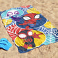 Jay Franco Marvel Spidey & His Amazing Friends Bath Pool Beach Towel - Kids Super Soft & Absorbent 100% Cotton Towel With Ghost