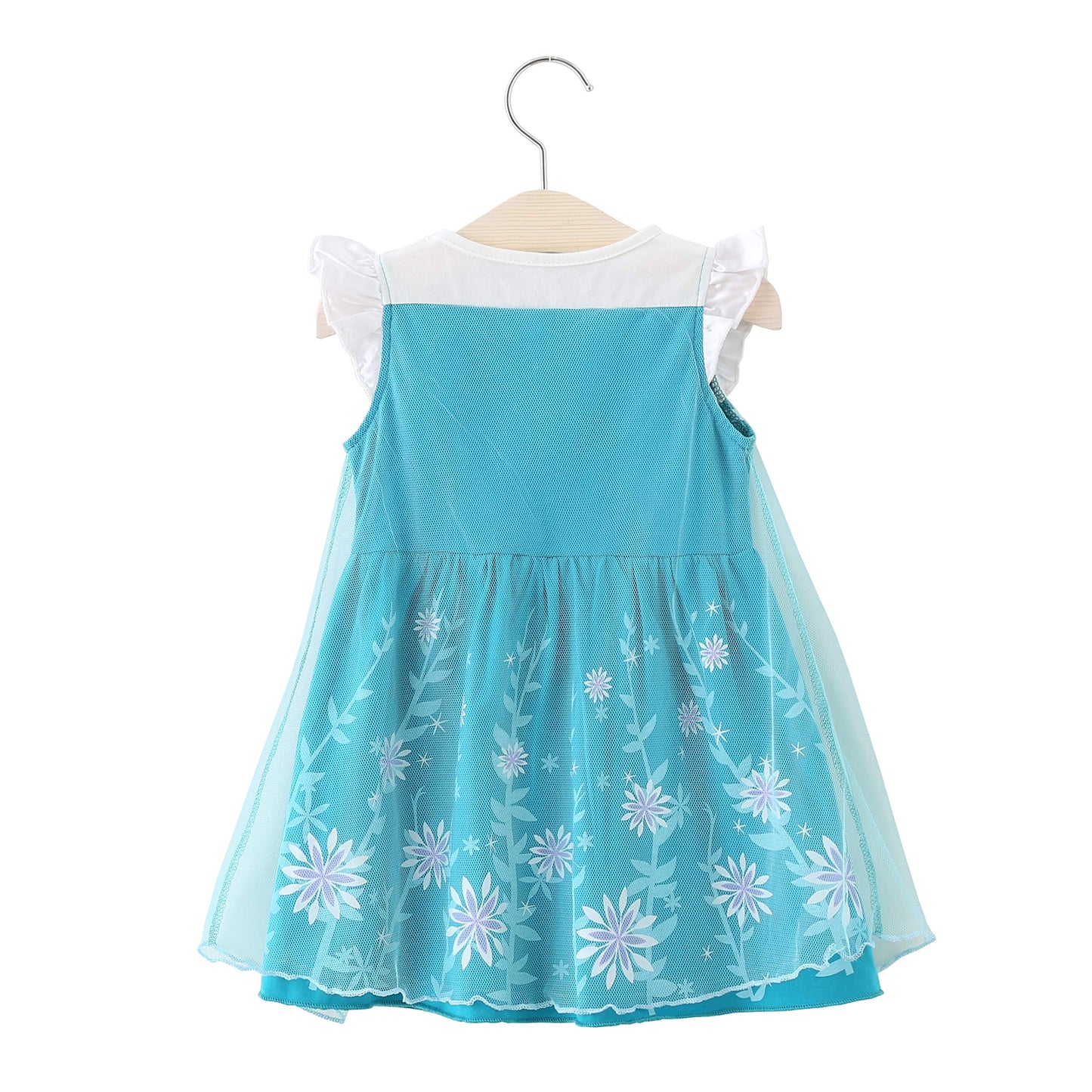 Dressy Daisy Snow Queen Princess Dress Up Clothes Halloween Fancy Party Summer Outfit For Toddler Girls Size 4T, Style 12