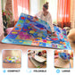 Quokka Baby Play Mat For Floor - Ocean Abc Rug For Kids Toddlers Infants - Extra Thick Large Padded Non-Slip Nursery Rug For Bab