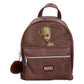 Marvel Baby Groot Backpack 28cm, PU Leather, Brown