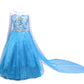 Dressy Daisy Little Girls' Ice Princess Costume Dresses Birthday Halloween Christmas Fancy Party Outfit With Long Detachable Tra